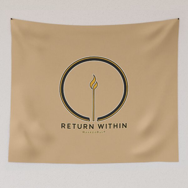 Item preview, Return Within – Minimalist Mindfulness Design designed and sold by WakeUpByLP.