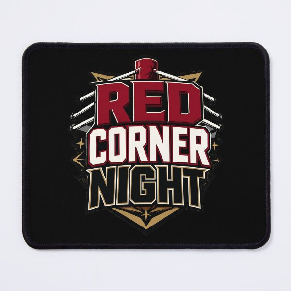 Item preview, Red Corner Wrestling Fight Night Emblem designed and sold by Dogy Corgi.
