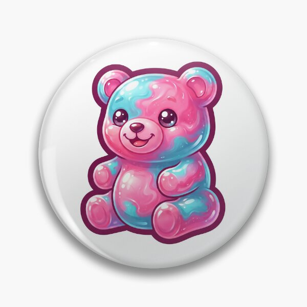 Item preview, Cute Pink and Blue Gummy Bear Candy designed and sold by Rariks.