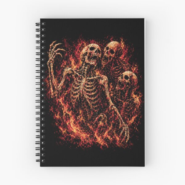 Item preview, Flaming Grim Reaper Skull Scene designed and sold by SassCity.
