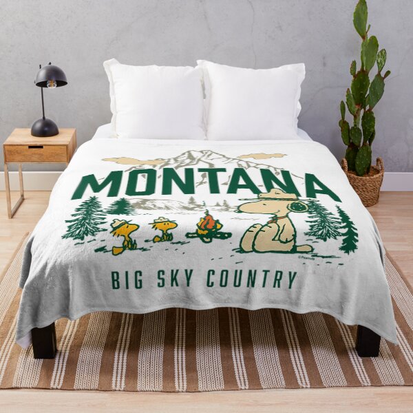 Item preview, Peanuts – Cozy Montana Camping Vintage Artwork designed and sold by BeinChicComfy.