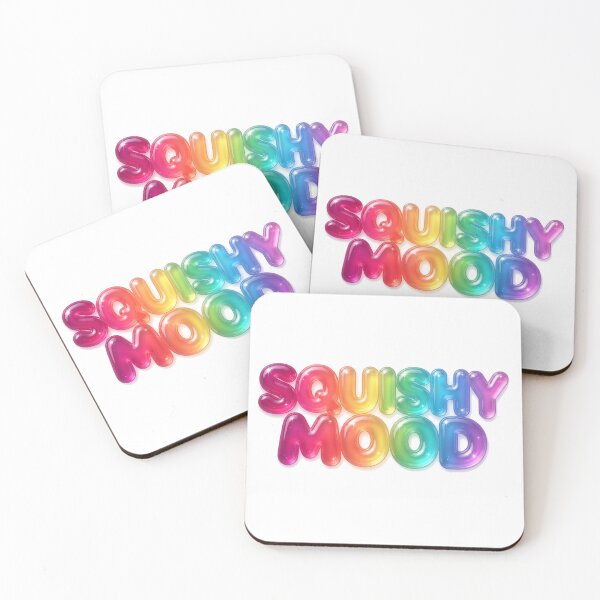 Item preview, Squishy Mood Rainbow Jelly Letters designed and sold by Rariks.