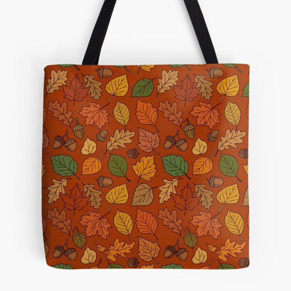 Item preview, Autumn Leaves and Acorns on Rust designed and sold by AIG - Andrei Ilie Graphics.