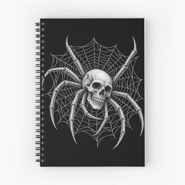 Item preview, Skull Spider on Web Illustration designed and sold by SassCity.