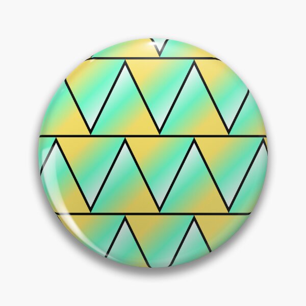 Item preview, Geometric Mint and Yellow Triangles Abstract Pattern designed and sold by István Beresnyák.