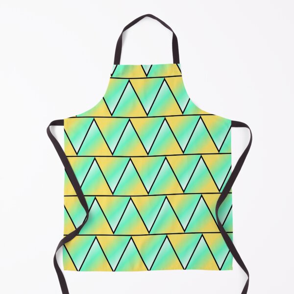 Item preview, Geometric Mint and Yellow Triangles Abstract Pattern designed and sold by István Beresnyák.
