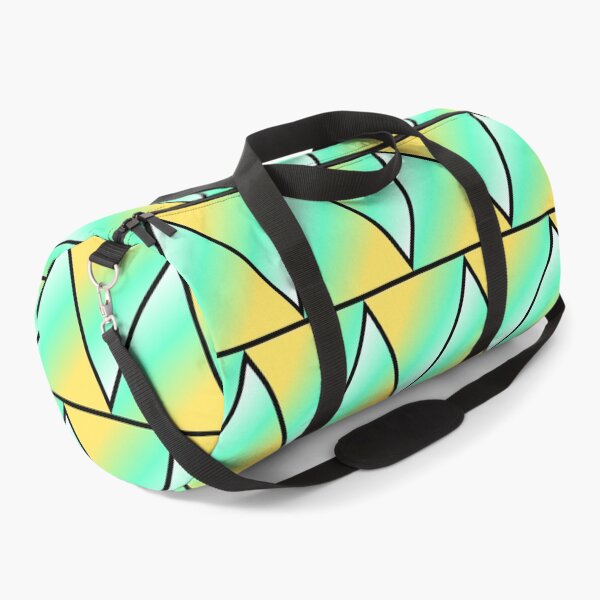 Item preview, Geometric Mint and Yellow Triangles Abstract Pattern designed and sold by István Beresnyák.