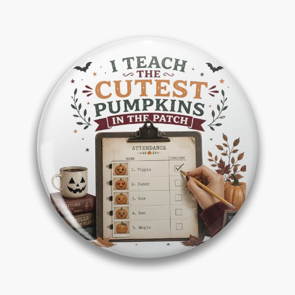 Item preview, Cutest Pumpkins Desk Autumn Classroom Teacher designed and sold by OliviaHayesArt.