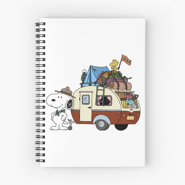 Item preview, Camping With Snoopy And Woodstock designed and sold by BeinChicComfy.