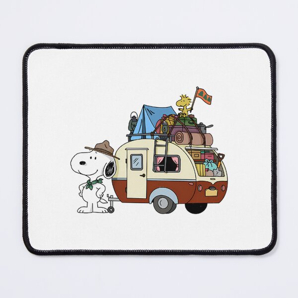 Item preview, Camping With Snoopy And Woodstock designed and sold by BeinChicComfy.