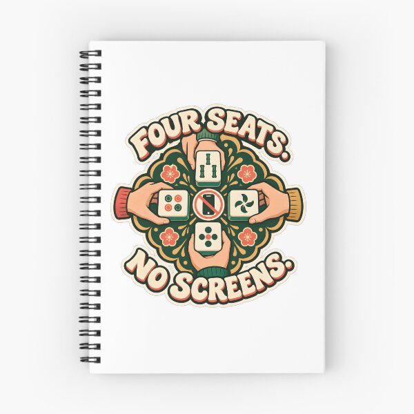 Item preview, Four Seats No Screens Mahjong designed and sold by Philippa Shop.