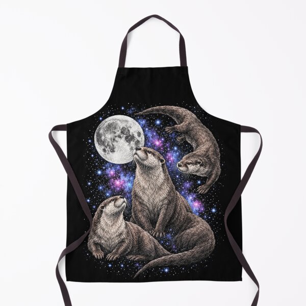 Item preview, Celestial Otters Under Full Moon designed and sold by SassCity.