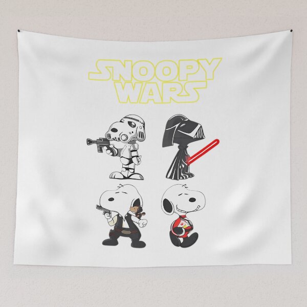 Aperçu de l'œuvre Snoopy Wars Aventure Spatiale créée et vendue par BeinChicComfy.