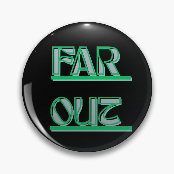 Item preview, far out retro 70s stripes wavy green typography designed and sold by stileepensieri.