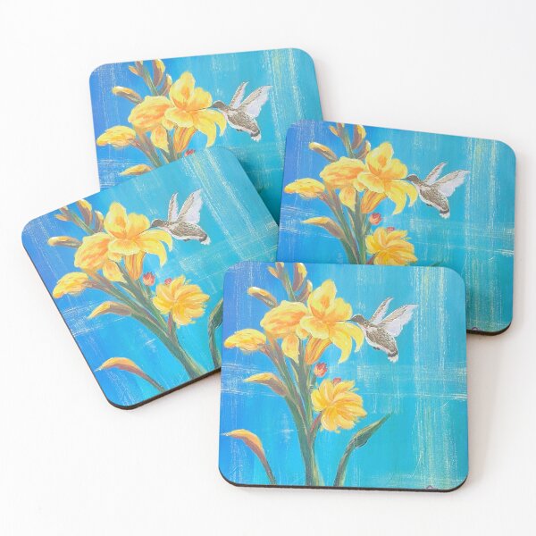 Item preview, Golden Blooms and a Quiet Visitor designed and sold by Whimsical Mirth.