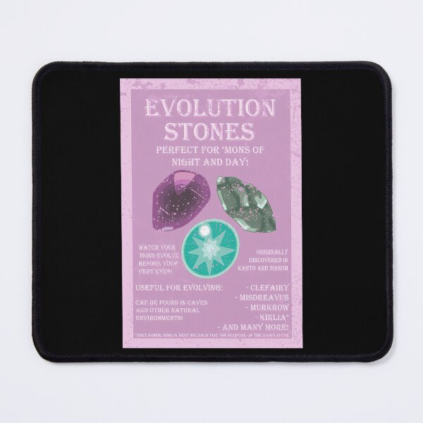 Item preview, Evolutionary Stone Advertisement designed and sold by BeinChicComfy.