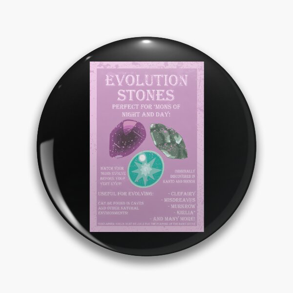 Item preview, Evolutionary Stone Advertisement designed and sold by BeinChicComfy.