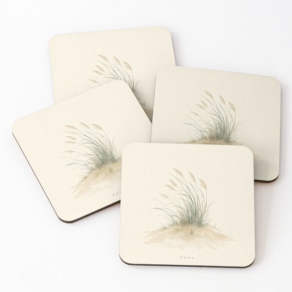 Item preview, Dune Beach Grass Illustration | Coastal Wall Art designed and sold by FixationStudio.