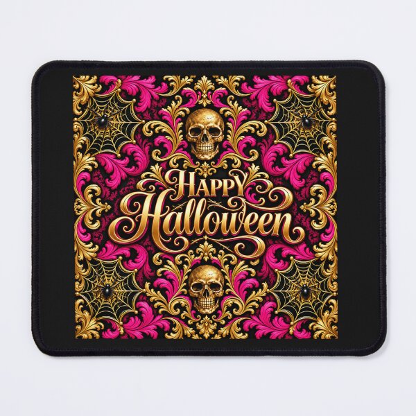 Item preview, Skulls, Spiders & Baroque Happy Halloween designed and sold by DesignsByPrnces.