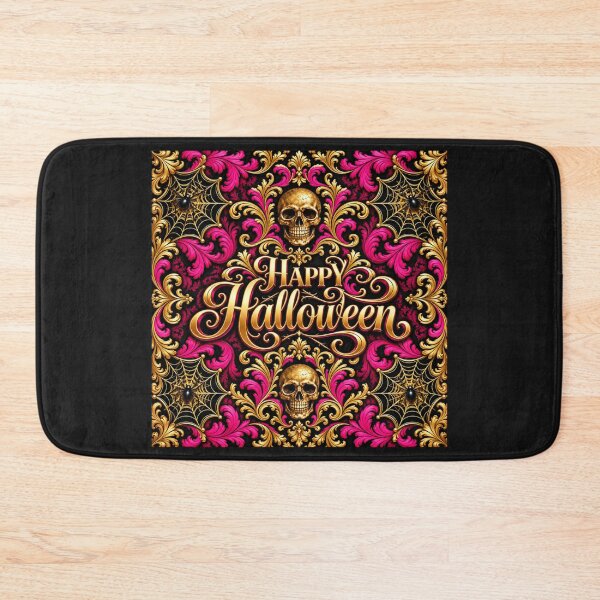 Item preview, Skulls, Spiders & Baroque Happy Halloween designed and sold by DesignsByPrnces.