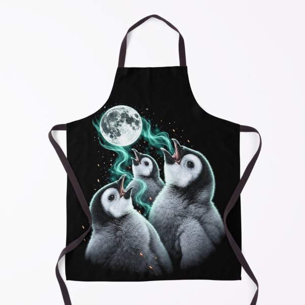 Item preview, Moonlit Penguin Chicks Cosmic Glow designed and sold by SassCity.