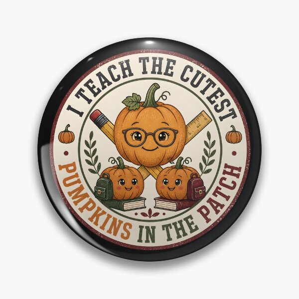 Item preview, Cutest Pumpkins Crest Vintage School Badge Teacher designed and sold by OliviaHayesArt.
