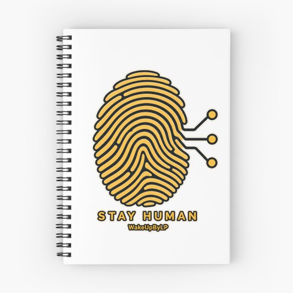 Item preview, Stay Human – Minimalist Human and Technology Design designed and sold by WakeUpByLP.