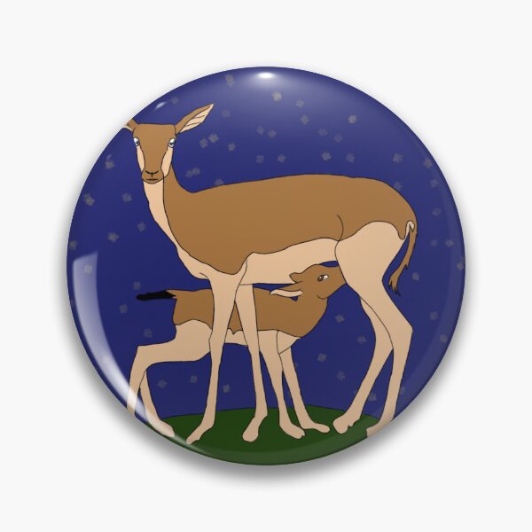 Item preview, Night Feeding Fawn – Nanja’s Dreams designed and sold by Birbfactory.