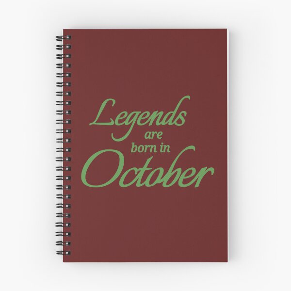 Item preview, Legends Are Born In October designed and sold by Urban Anomaly.