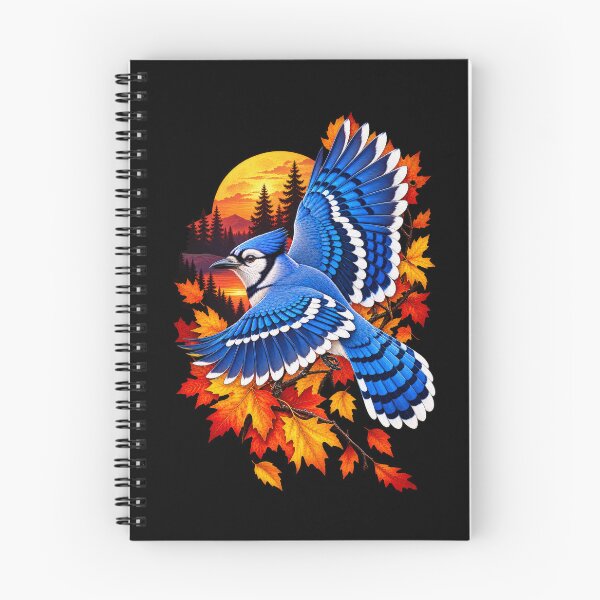 Item preview, Flying Blue Jay Autumn Fall Foliage designed and sold by RockitBaby.