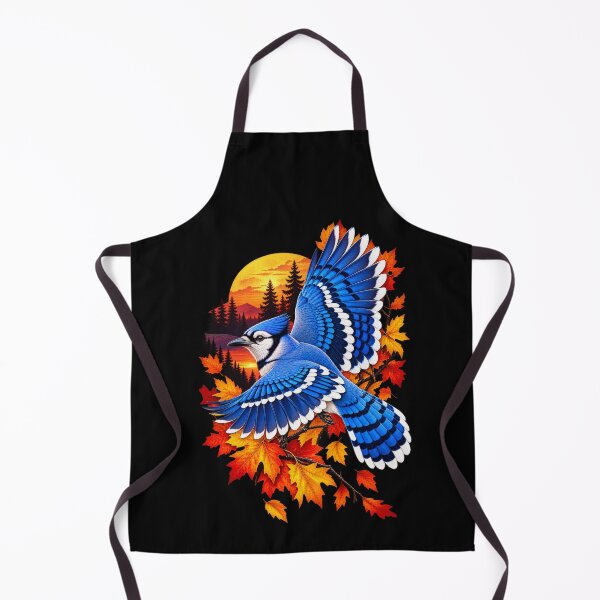 Item preview, Flying Blue Jay Autumn Fall Foliage designed and sold by RockitBaby.