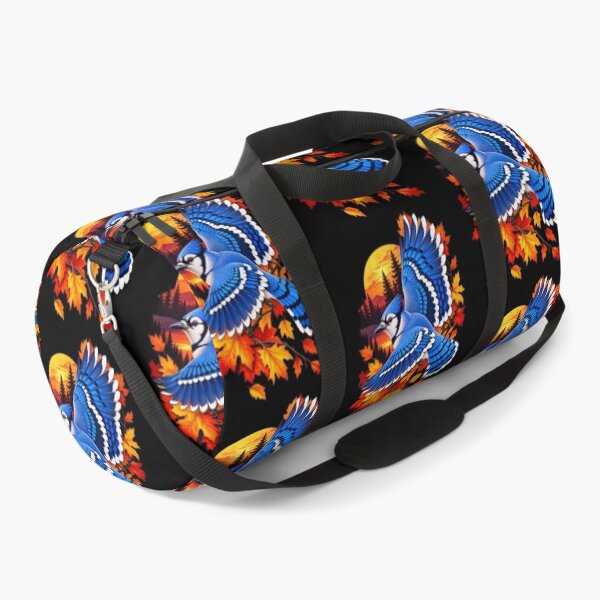 Item preview, Flying Blue Jay Autumn Fall Foliage designed and sold by RockitBaby.