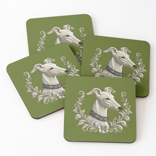 Item preview, GALOGO - Free the Galgo - Embroidery No02 designed and sold by GALOGO – Art for Sighthounds & Animal Welfare.