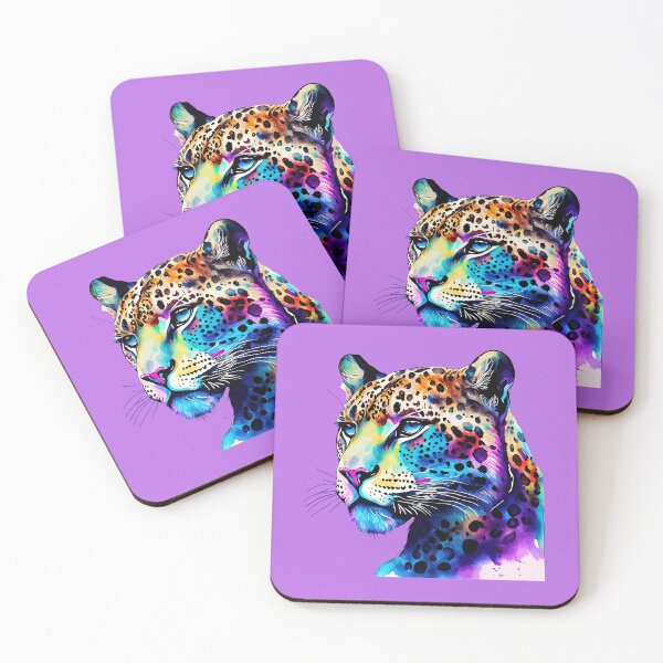 Item preview,  Colorful Leopard Watercolor Portrait designed and sold by SolutionsArt.