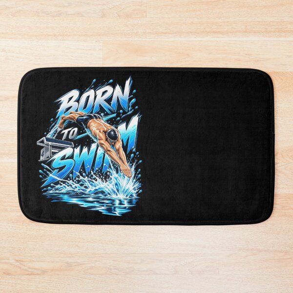 Item preview, BORN TO SWIM designed and sold by Imprearte.