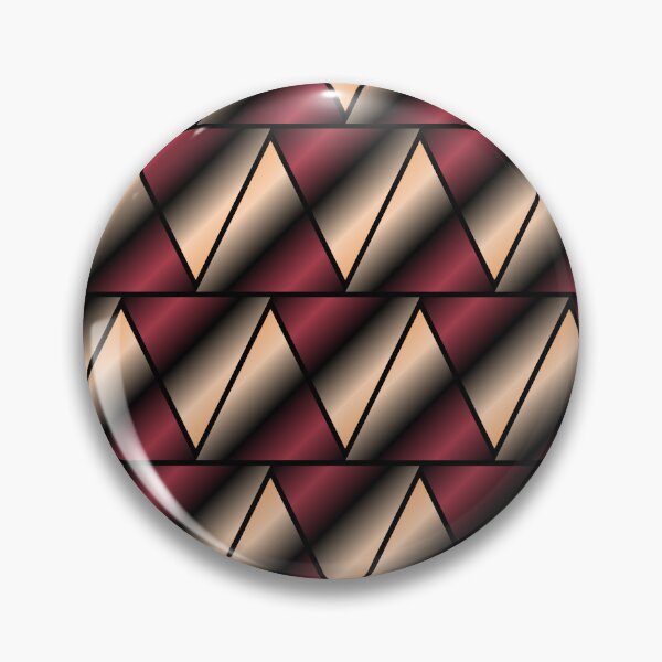 Item preview, Geometric Burgundy and Bronze Triangles Abstract Pattern designed and sold by István Beresnyák.