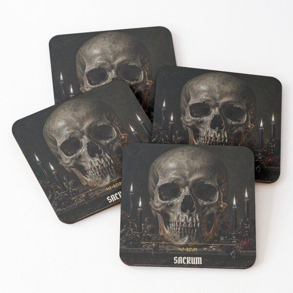 Item preview, "Sacrum" Gothic Skull T-Shirt | Dark Baroque Voodoo Skull Tee designed and sold by BellaDiosa.