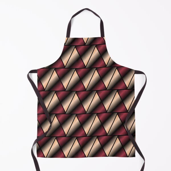 Item preview, Geometric Burgundy and Bronze Triangles Abstract Pattern designed and sold by István Beresnyák.