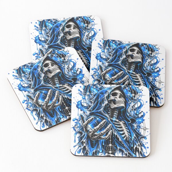 Item preview, Cosmic Reaper Celestial Skeleton Art designed and sold by ODDLUME CLUB.