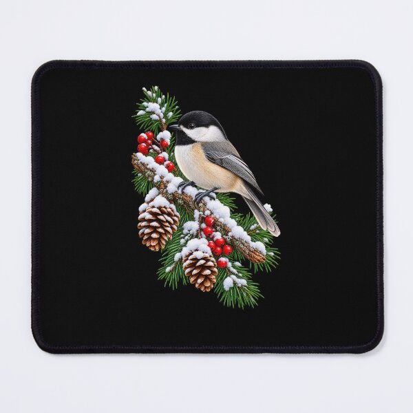 Item preview, Chickadee on Snowy Branch designed and sold by RockitBaby.
