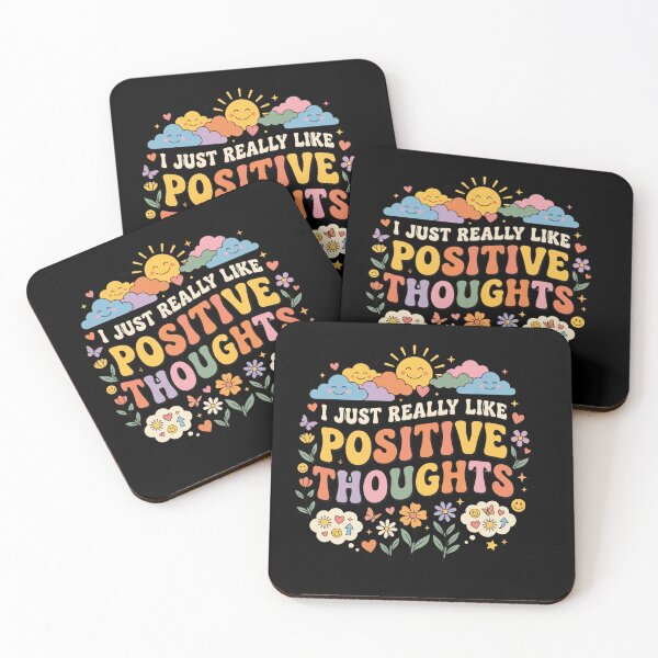 Item preview, I Just Really Like Positive Thoughts Mental Health Self Care Quote designed and sold by AmeliaShirts.
