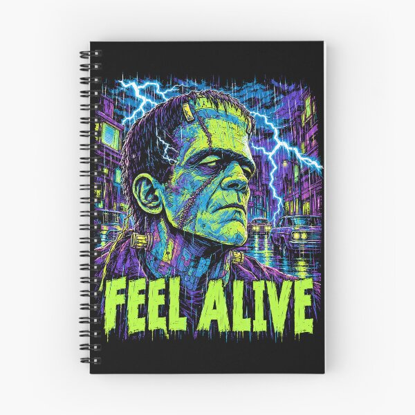 Item preview, Neon Frankenstein Monster Street Scene designed and sold by SassCity.