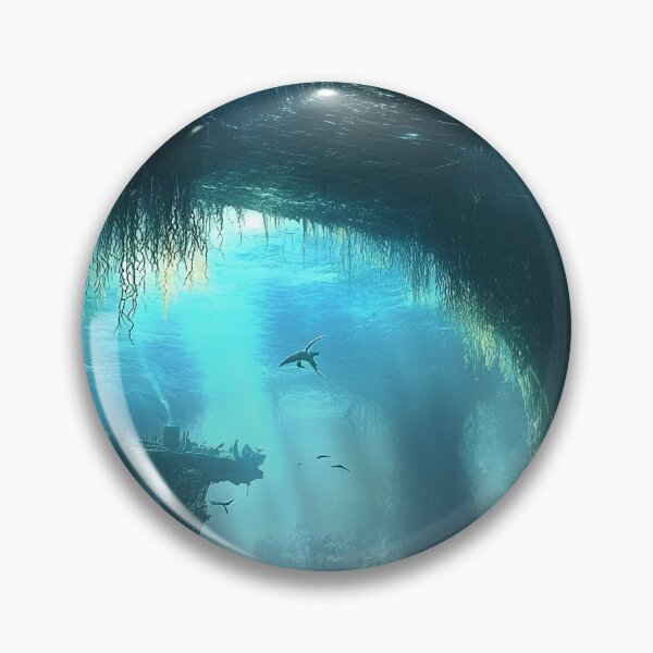 Item preview, Mysterious Underwater Cave and Ancient Ruins designed and sold by Anuka Ganchimeg.