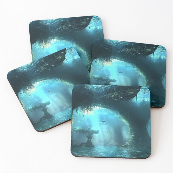 Item preview, Mysterious Underwater Cave and Ancient Ruins designed and sold by Anuka Ganchimeg.