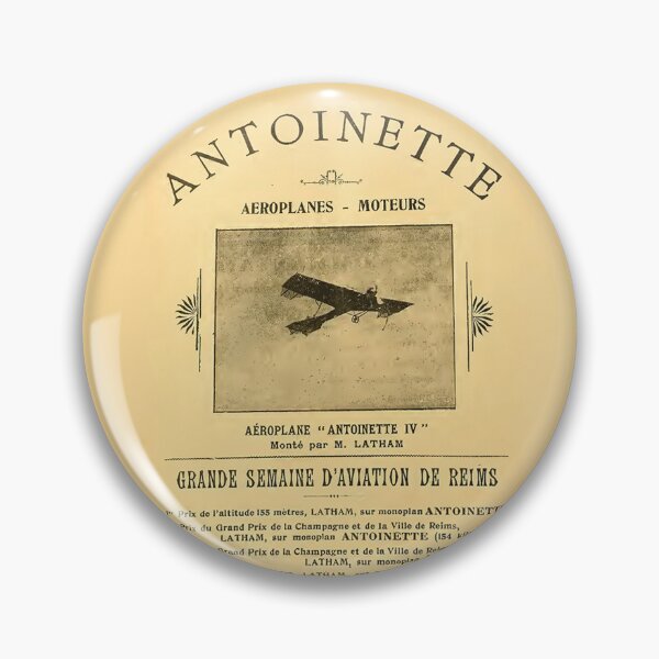 Item preview, Vintage French Aviation ad 1910 - Antoinette Flyer designed and sold by BitterGrounds.