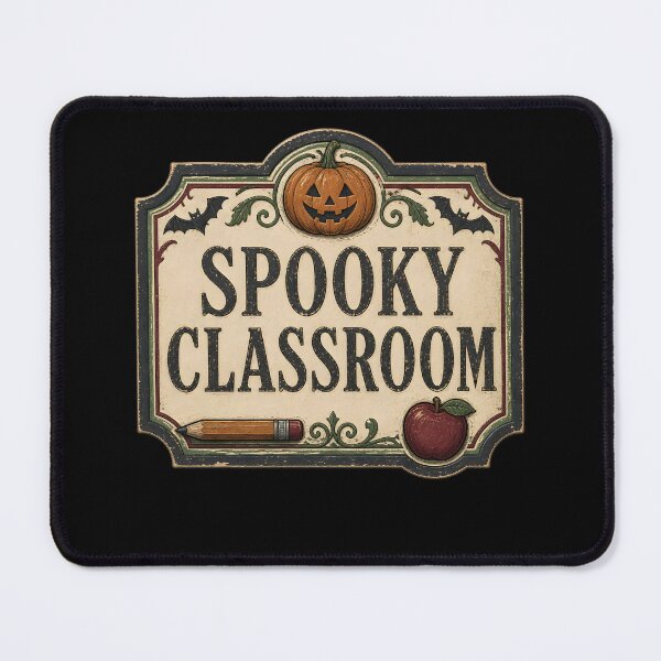 Item preview, Spooky Classroom Sign Wooden Door Welcome Teacher designed and sold by OliviaHayesArt.