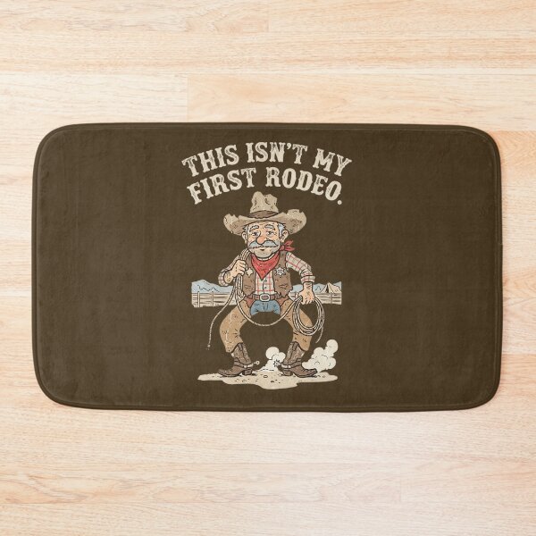 Item preview, This Isn't My First Rodeo Funny Old Cowboy Vintage Graphic designed and sold by FrozenFits.
