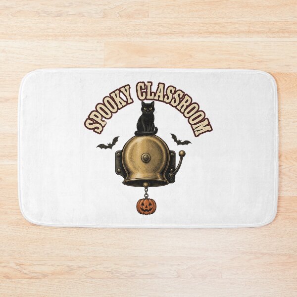 Item preview, Spooky Classroom Bell Vintage School Bell Teacher designed and sold by OliviaHayesArt.
