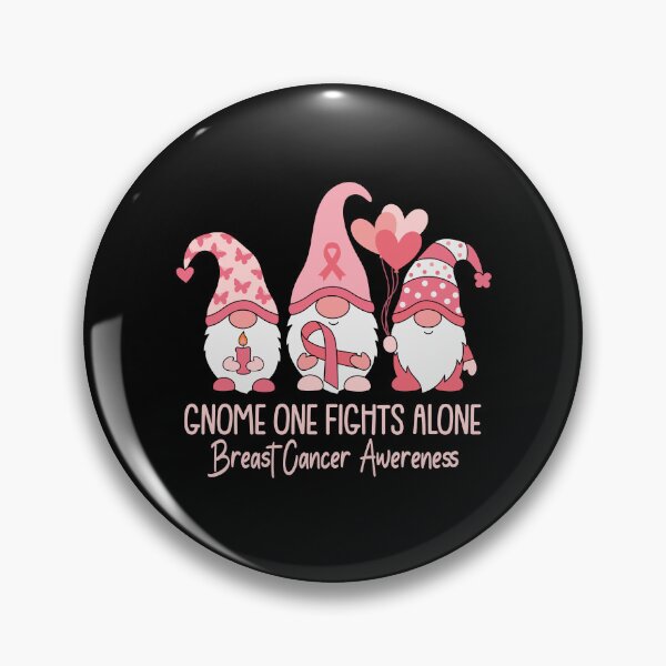Item preview, Gnome One Fights Alone Breast Cancer Awareness designed and sold by Antdoodle.
