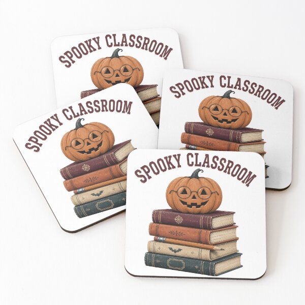 Item preview, Spooky Classroom Books Stacks Autumn Teacher designed and sold by OliviaHayesArt.